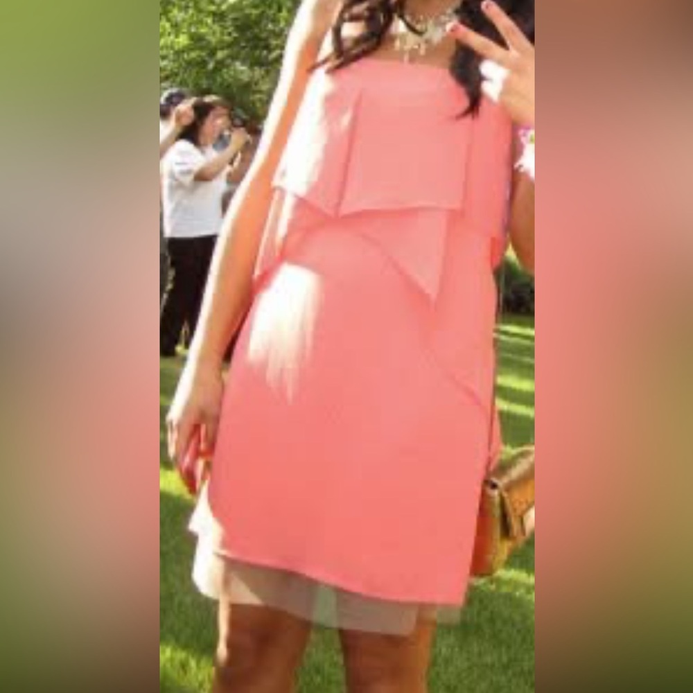 BCBG Strapless Prom Dress